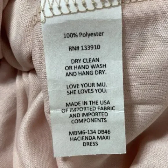 NEW Show Me Your MuMu Hacienda Formal Bridesmaid Maxi Dress Cream Size Medium - Picture 4 of 12